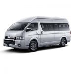 Jasa rental hiace commuter di bali dengan driver pemandu, antar jemput tamu keluarga, rombongan